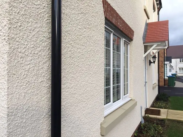 Фактурная штукатурка для фасада дома