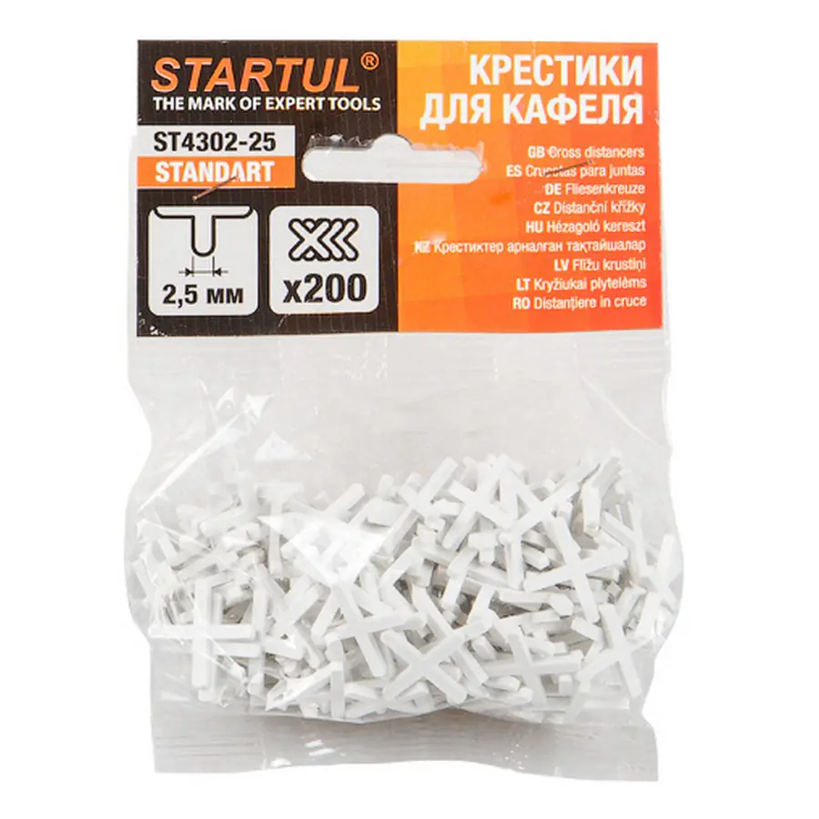 Крестики для плитки 2.0мм 200шт STARTUL STANDART (ST4302-20)