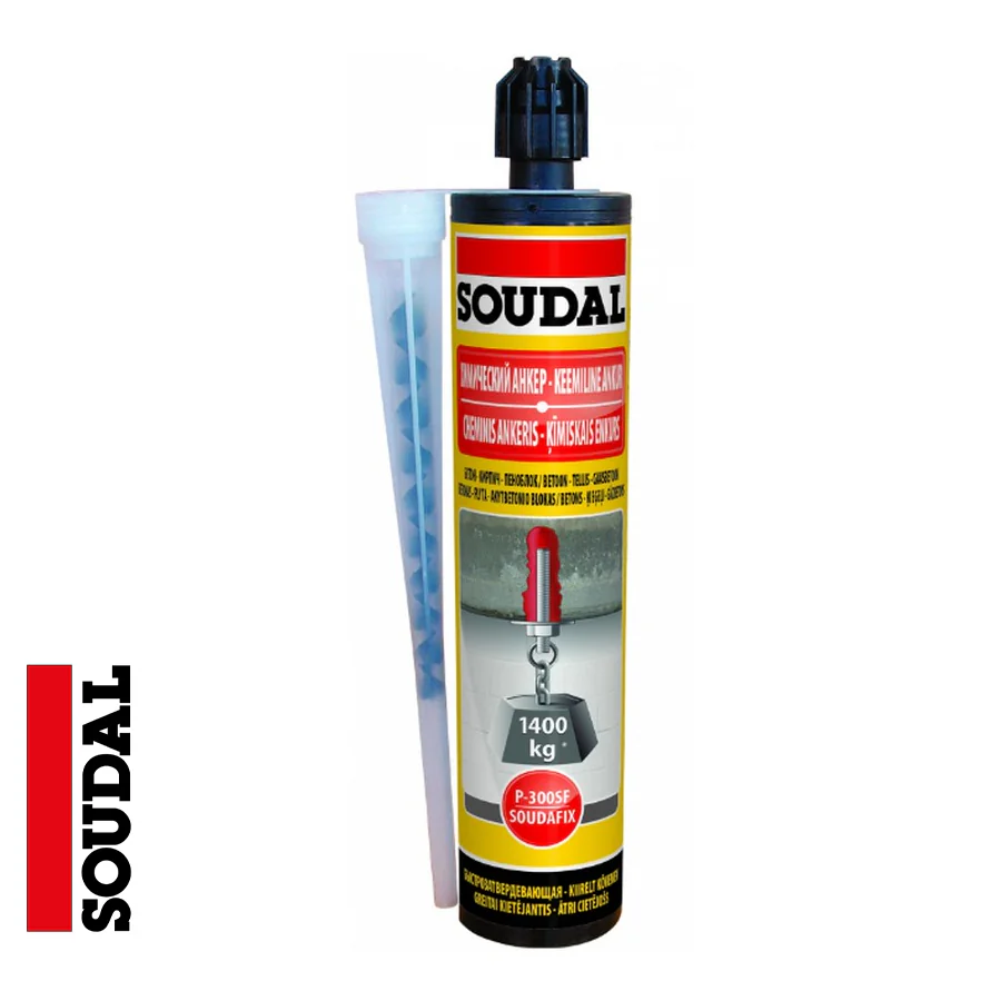 Химический анкер Soudal Soudafix P300-SF серый 280 мл