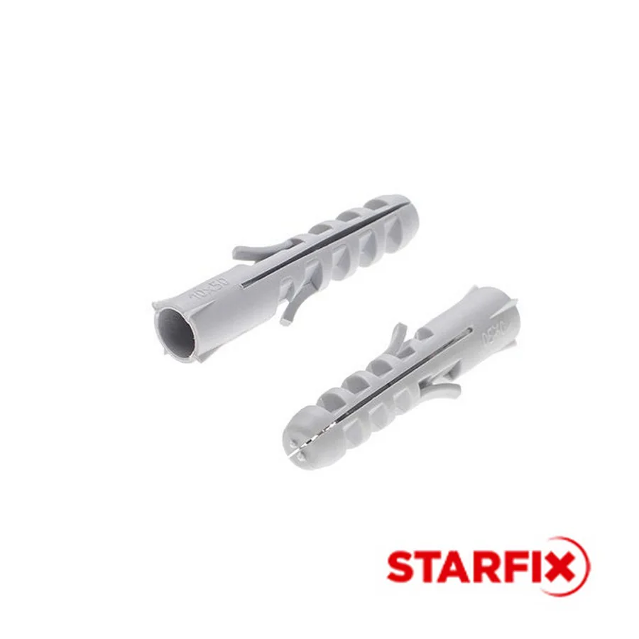 Дюбель распорный 8х40 мм тип S (20 шт в зип-локе) STARFIX SMZ2-55251-20