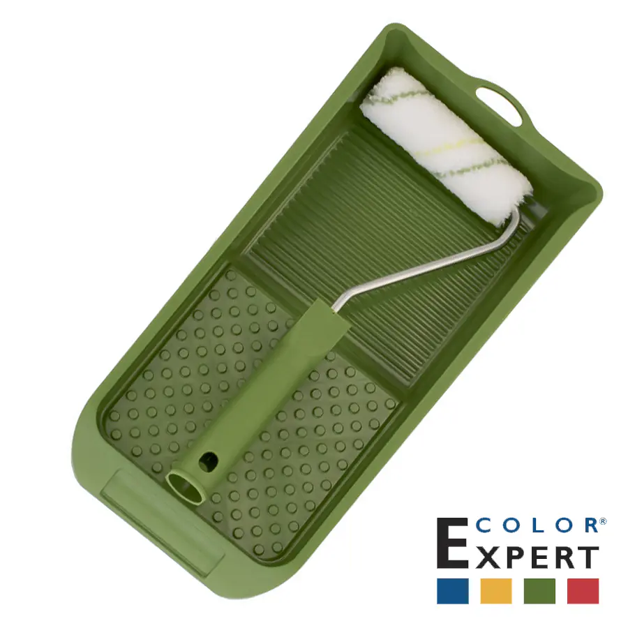 Набор с роликом 10 см микрофибра. Color Expert