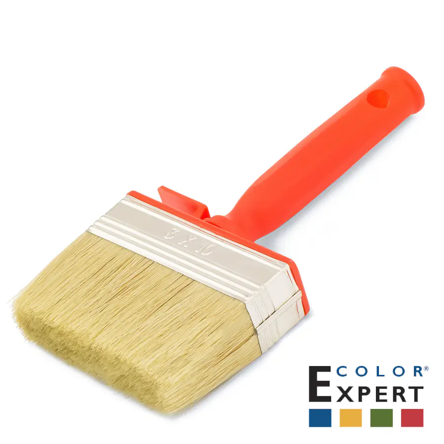 Кисть-макловица 4x14 пластиковая красная ручка . Color Expert