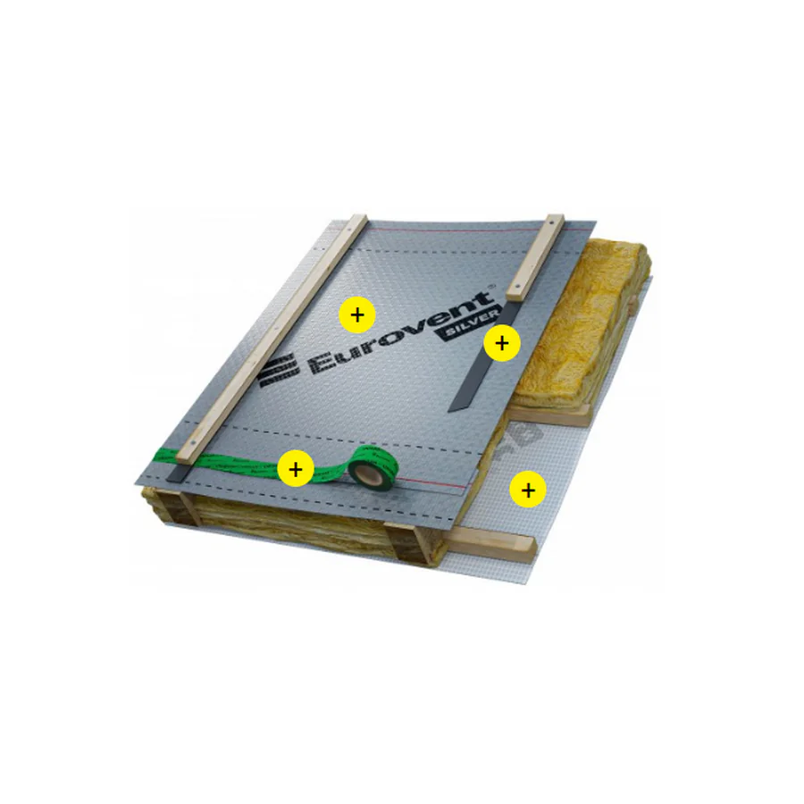 Пленка  паропроницаемая Eurovent SILVER 75 м.кв