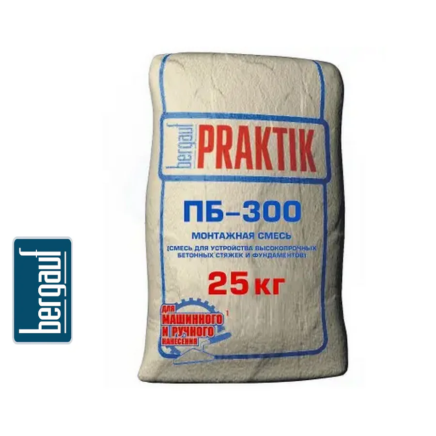 Пескобетон Bergauf Praktik М-300 25кг. РБ