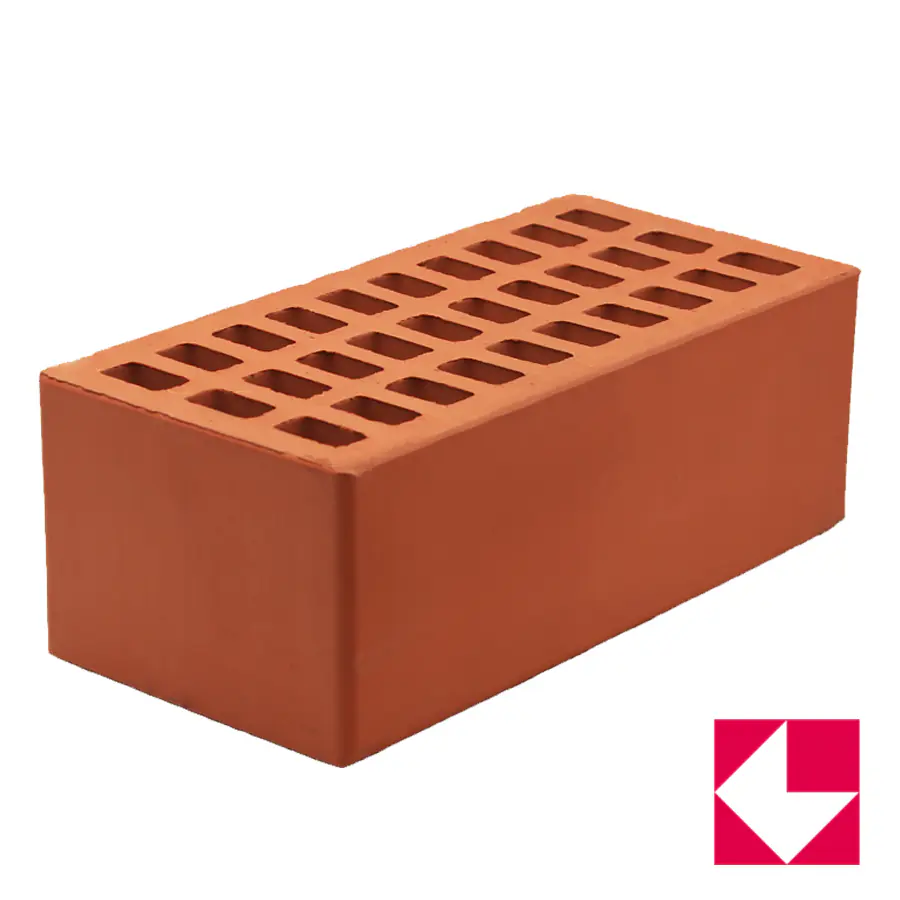 Кирпич рядовой пустотелый утолщённый (КРПУ-175) Допускается 5% боя