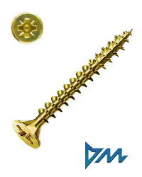 Саморез универсальный 3,5*45 желтый цинк. дой-пак L МОНТАЖ (пакет/500шт) РМЗ MD001198