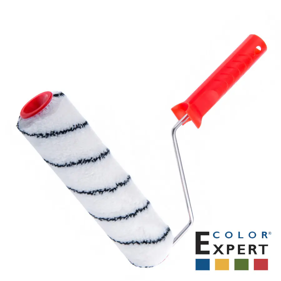 Валик с ручкой полиэстер 25 см. ворс 12 мм. Color Expert