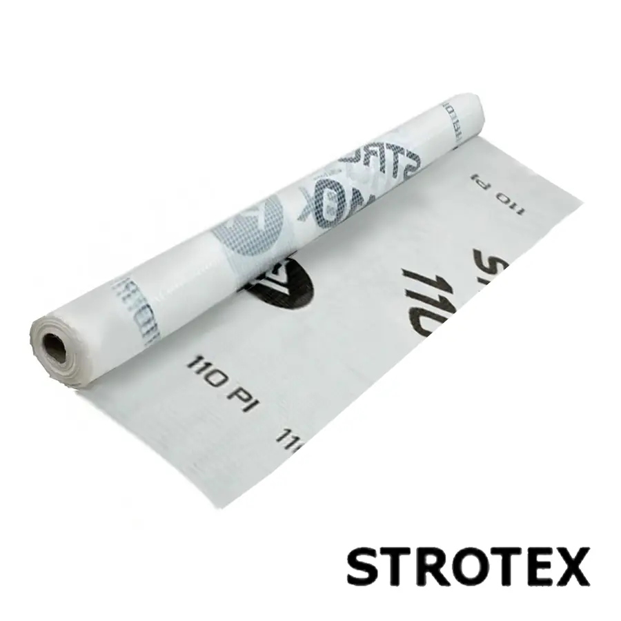 Пленка гидроветрозащитная армированная STROTEX 110 PP 75 м2
