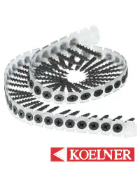 Саморезы в ленте 3.5x25 мм .По металлу FSС (1000 шт) KOELNER