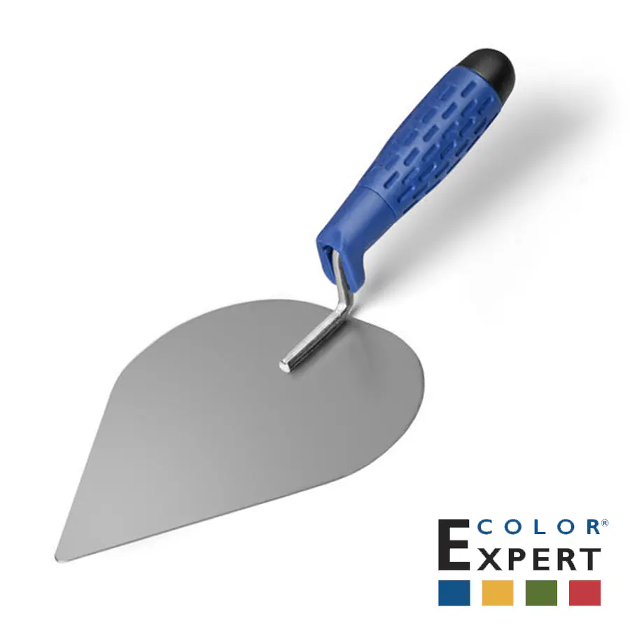 Кельма штукатура 190 мм Усиленная пластиковая ручка. Color Expert