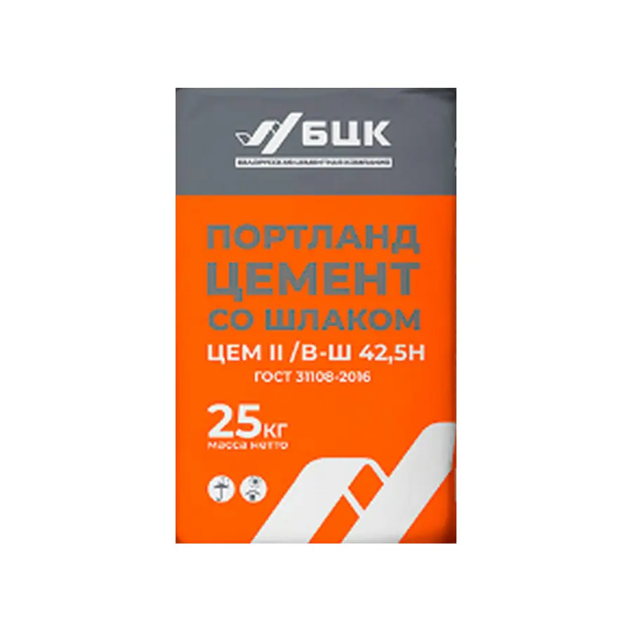 Цемент М500 Д-20 (ЦЕМ II 42,5 Н) 25 кг. БЦЗ РБ