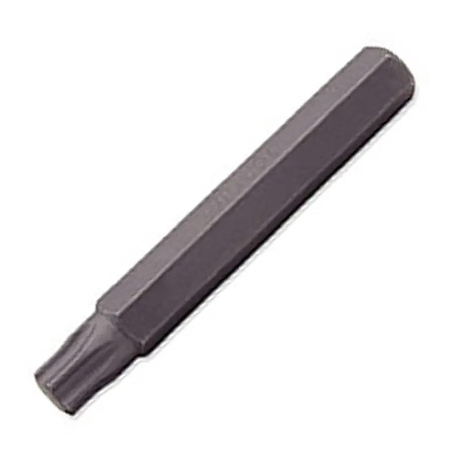 Насадка TORX T25 50мм  (бита звездочка шестилучевая звезда сталь S2 магнитная)