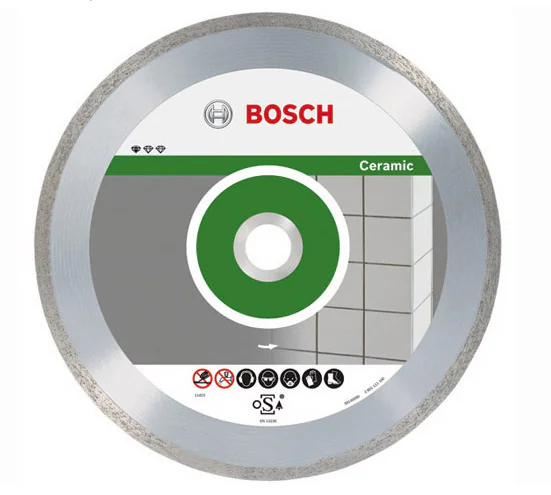 Круг алмазный 125х22 мм по керамике сплошной STANDARD FOR CERAMIC BOSCH (сухая резка)/2608602202