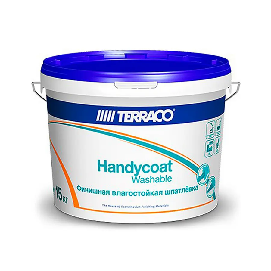 Шпатлевка влагостойкая Terraco Handycoat Washable 5 кг. РФ