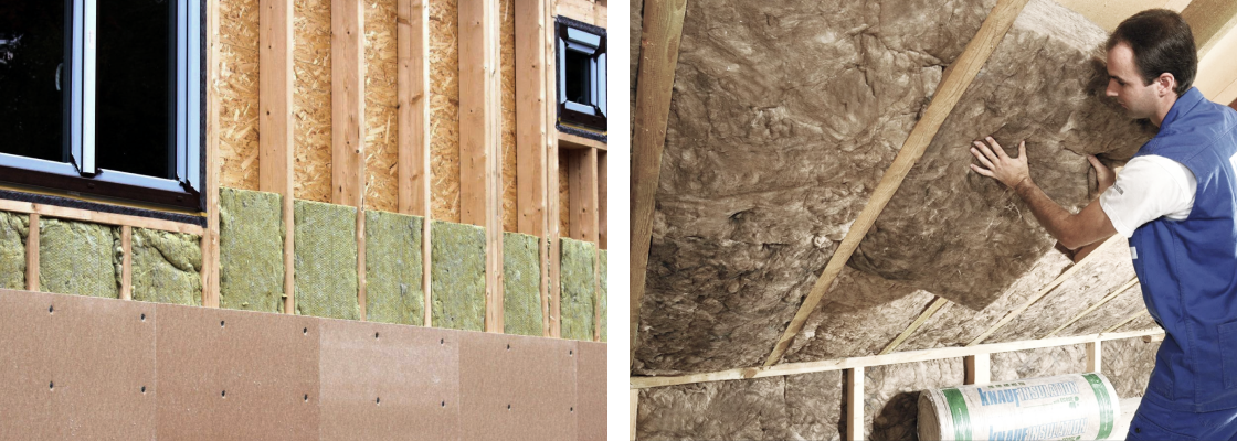 утепление дома изнутри и снаружи