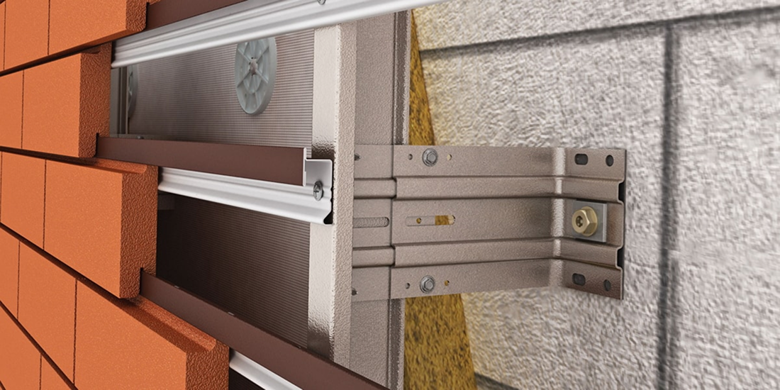 монтаж вентилируемого фасада