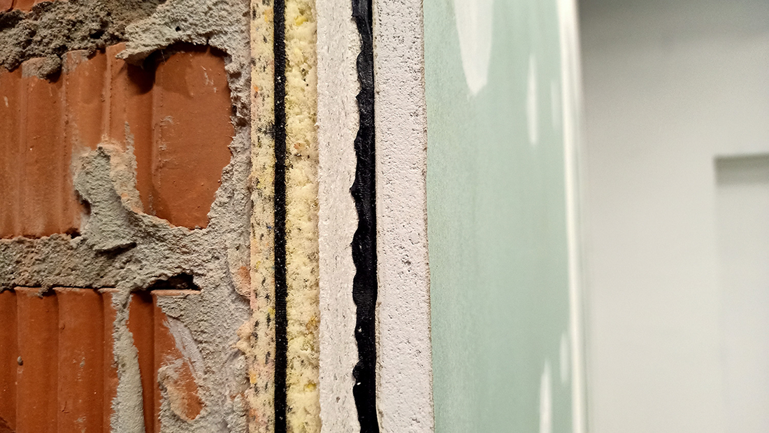 шумоизоляция для стен из гипсокартона